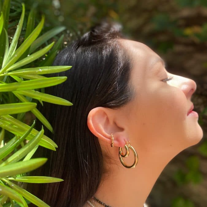 lemavie com br brinco argola tubo 4mm redonda no banho de ouro 18k 1