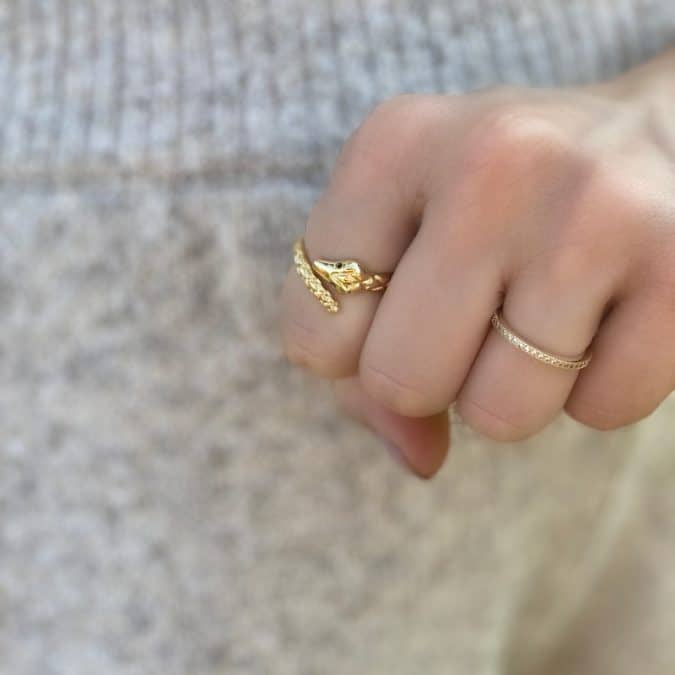 lemavie com br anel cobra cravejado zirconias incolores banho de ouro 18k 1