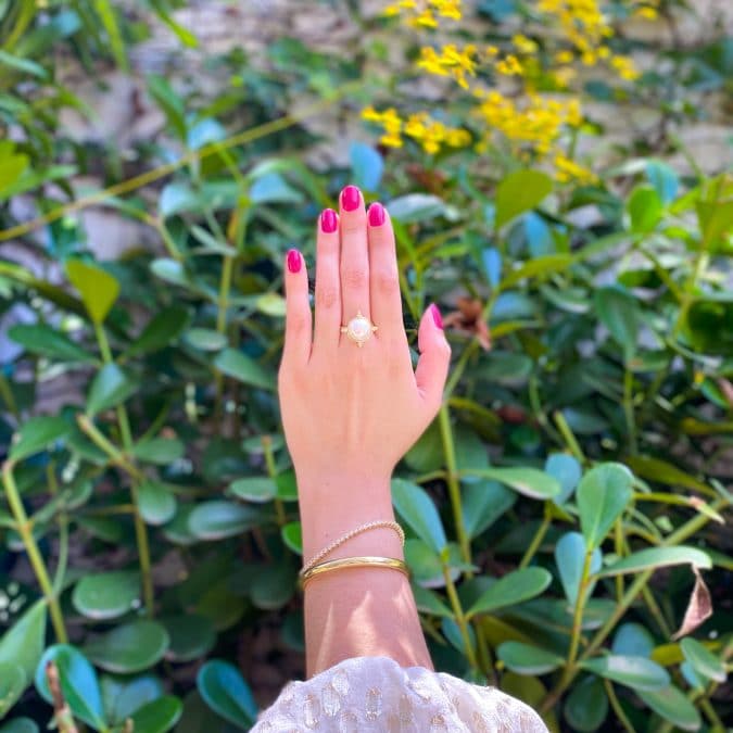 lemavie com br anel perola cravejado zirconias banho ouro 18k 1