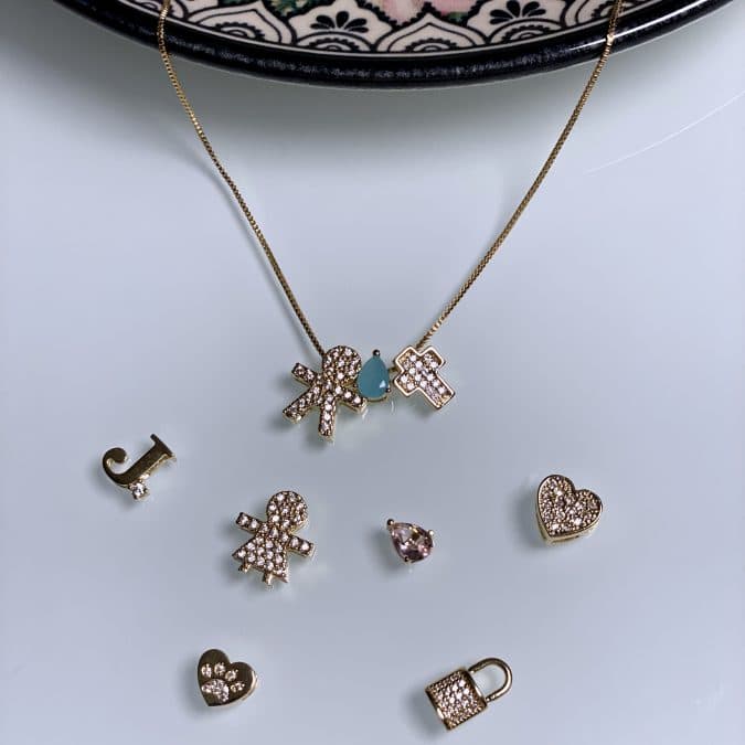 lemavie com br pingente letra cravejada zirconias prata 925 banho rodio laleblu 8