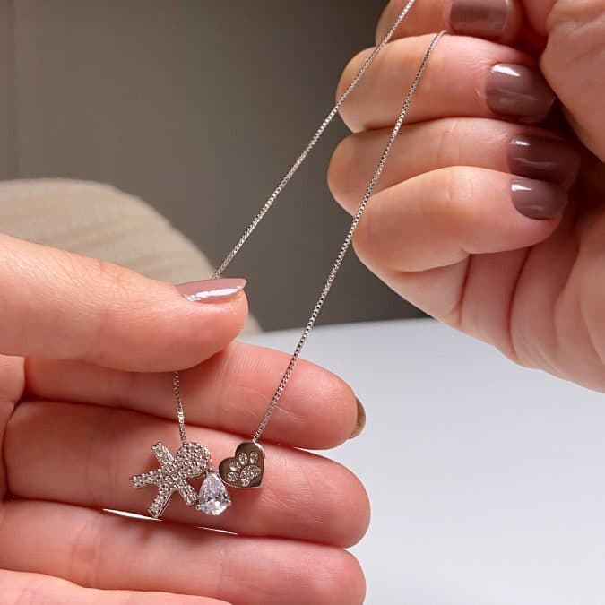 lemavie com br pingente letra cravejada zirconias prata 925 banho rodio laleblu 5