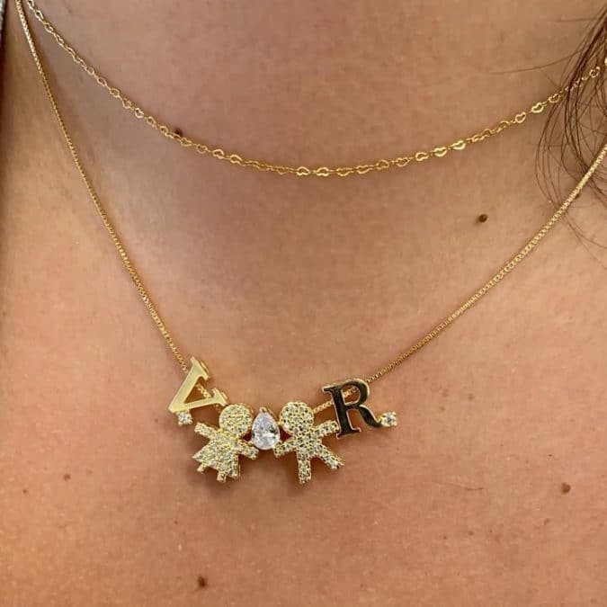 lemavie com br pingente letra cravejada zirconias prata 925 banho rodio laleblu 3