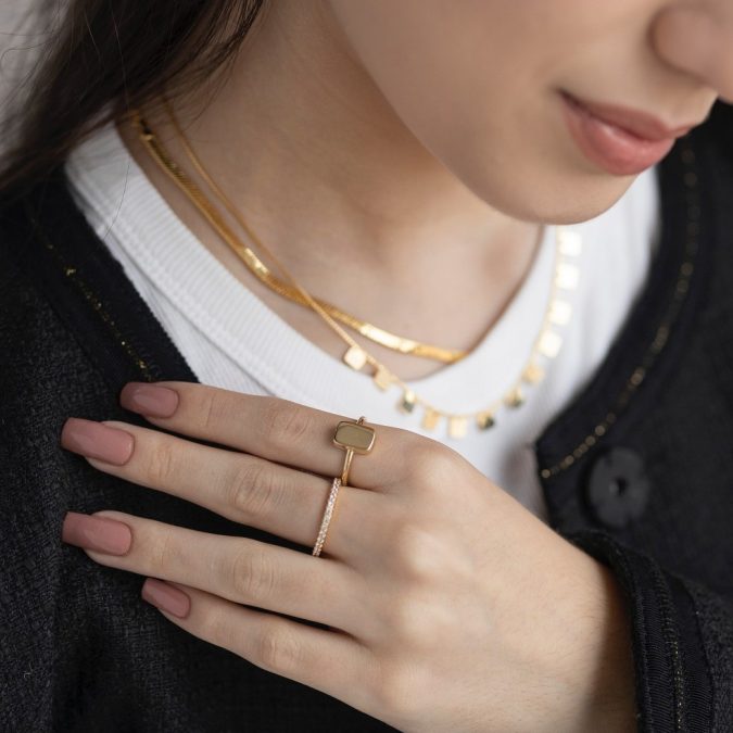 lemavie com br corrente polida no banho de ouro 18k