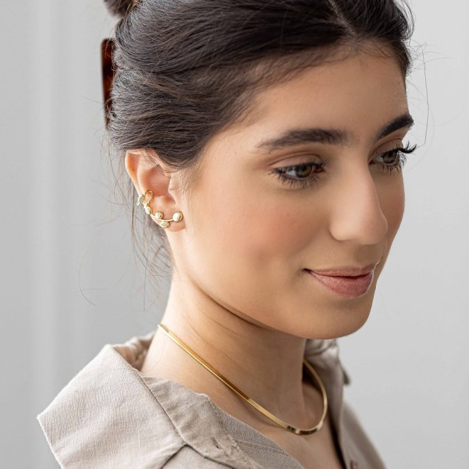 lemavie com br brinco earcuff iris no banho de ouro 18k 1