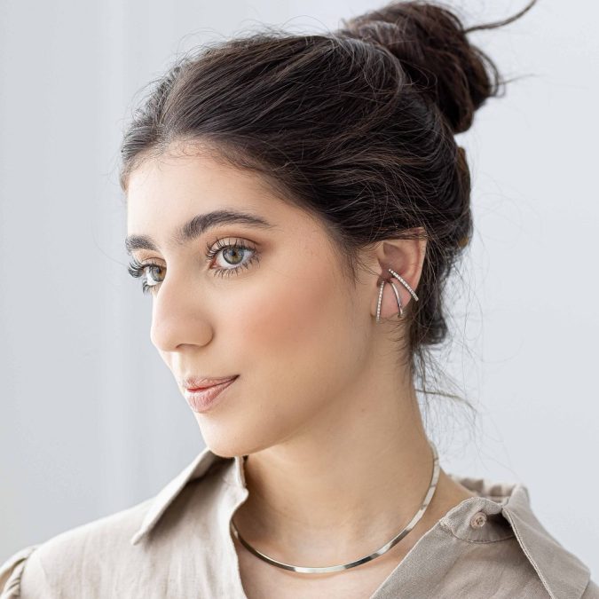 lemavie com br piercing fake zirconia incolor no banho de rodio 1