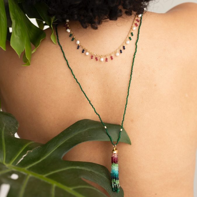 lemavie com br chocker cristais e perolas no banho de ouro 18k