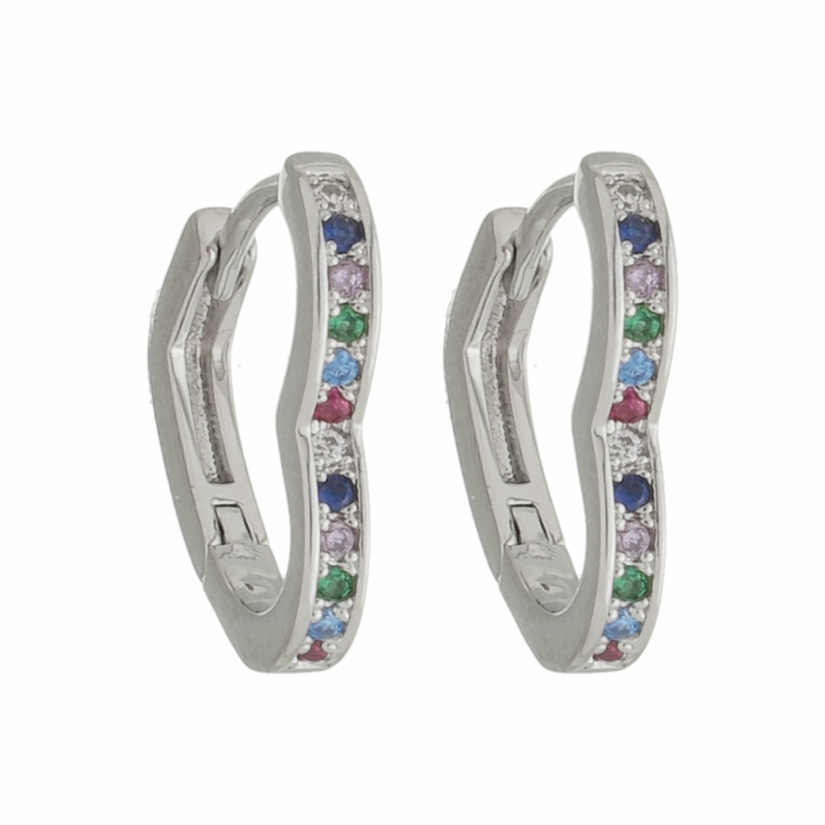 lemavie com br argola coracao zirconia coloridas no banho de rodio ver tamanhos